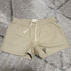 Pact Drawstring Khaki Shorts